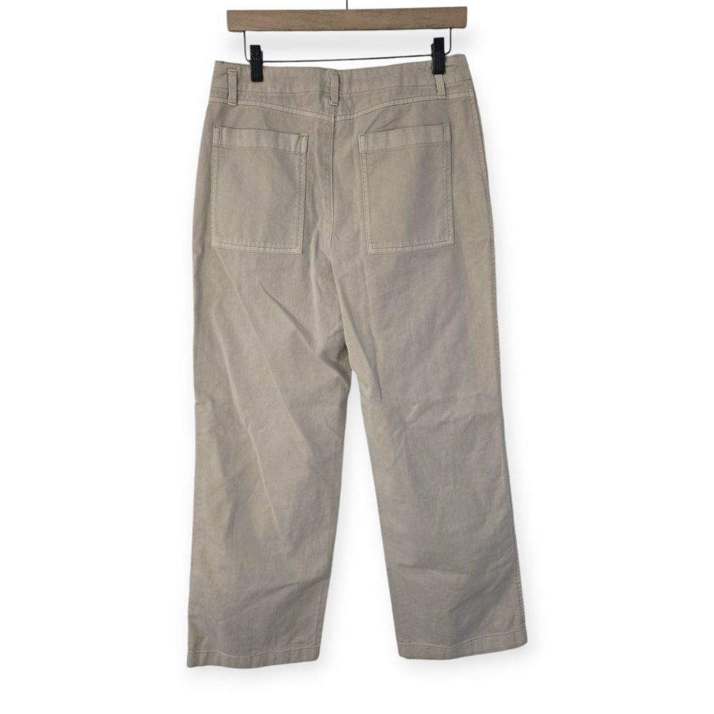 NWT GAP Jeans Womens 6 90s Loose Kahki Beige Straight Leg Baggy Stretch Cotton - Picture 2 of 4